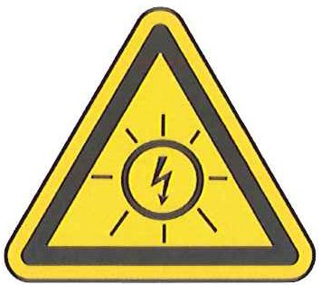 Pictogramme dédié au risque photovoltaïque